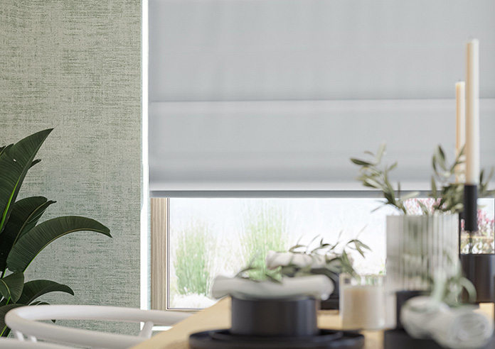 Menton, Signal Grey - Roman Blind - Image 5